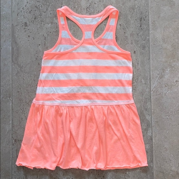 Kavio! Girls Neon Orange Striped Coverup - Picture 4 of 4